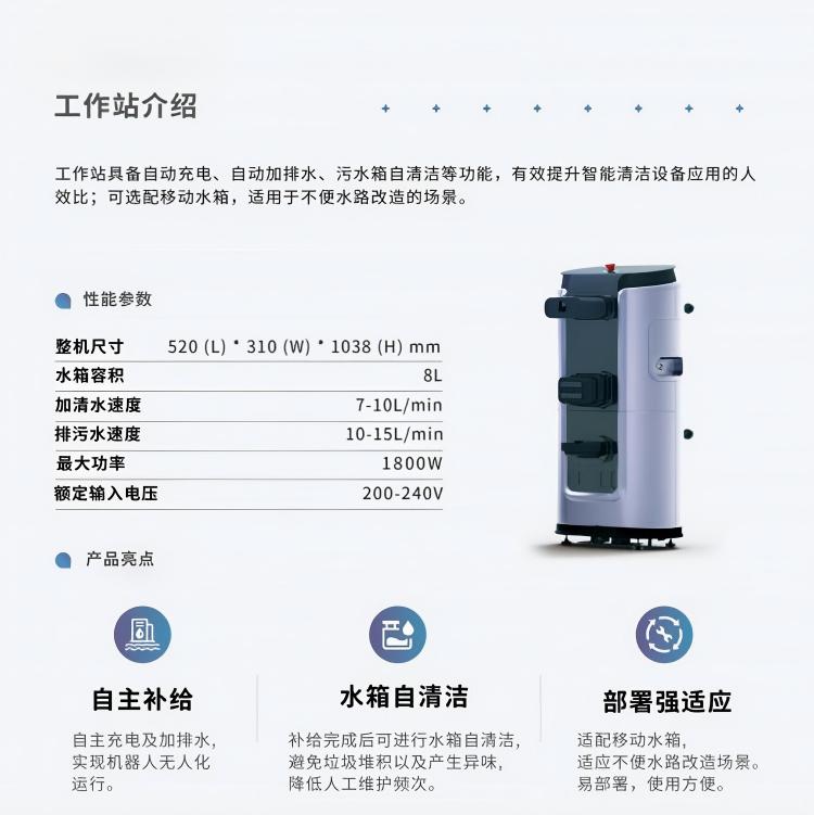 智元绝尘C5酒店写字楼智能清洁机器人商用吸尘扫地洗地推尘工业用